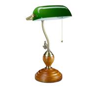Relaxdays Lampe banquier avec interrupteur