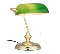 Relaxdays Lampe de banquier verte