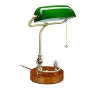 Relaxdays Lampe banquier interrupteur à tirette