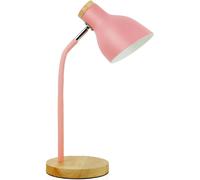 Relaxdays Lampe de banquier - Rose
