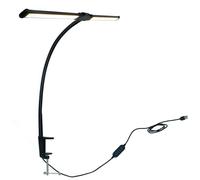 Relaxdays Lampe de bureau LED à pince, 61cm