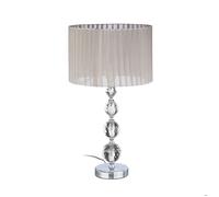 Relaxdays Lampe de chevet verre cristal