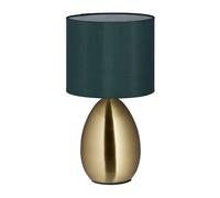 Relaxdays Lampe de chevet laiton tactie