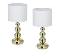Relaxdays Lot de 2 lampes de chevet