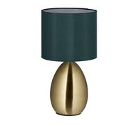 Relaxdays Lampe de chevet tactile dorée
