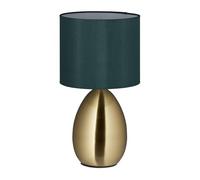 Relaxdays Lampe de chevet tactile dorée