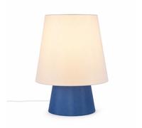 Relaxdays Lampe de table bicolore en lin