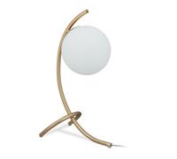 Relaxdays Lampe de table boule recourbée