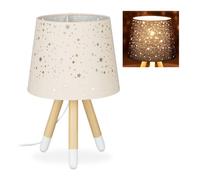 Relaxdays Lampe de table chambre d'enfants étoiles
