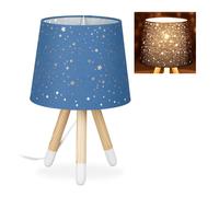 Relaxdays Lampe de table chambre d'enfants étoiles