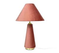 Relaxdays Lampe de table en velours