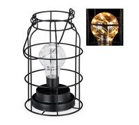 Relaxdays Lampe de table LED industriel