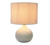 Relaxdays Lampe de table motif chevron