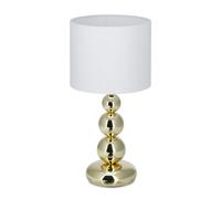 Relaxdays Lampe de table socle or