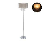 Relaxdays Lampe droite cristal en organza