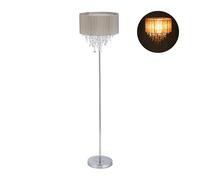 Relaxdays Lampe droite cristal en organza