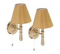 Relaxdays Lampe murale en lot de 2