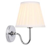 Relaxdays Lampe murale textile et métal