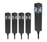 Relaxdays Lampe solaire pour extérieur en set