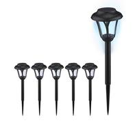 Relaxdays Lampe solaire pour extérieur en set