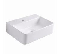 Relaxdays Lavabo carré percé