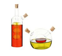 Relaxdays Lot 2 flacons 2-en-1 huile et vinaigre
