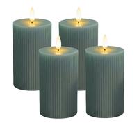 Relaxdays Lot 4 bougies LED