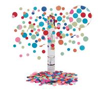 Relaxdays Lot de 10 Party Poppers confettis