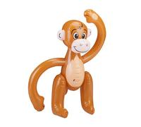 Relaxdays Lot de 10 petits singes gonflables