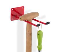 Relaxdays Lot de 10 porte-outils rouges en acier