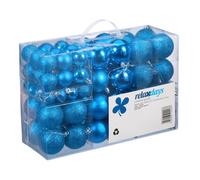 Relaxdays Lot de 100 boules de Noël