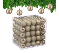 Relaxdays Lot de 100 boules de Noël