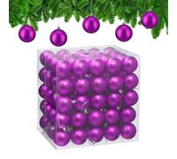 Relaxdays Lot de 100 boules de Noël