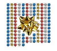 Relaxdays Lot de 1000x Nœuds cadeau multicolore