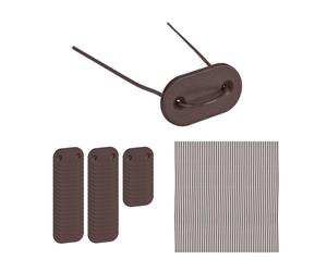 Relaxdays Lot de 104 attaches brise-vue
