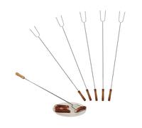 Relaxdays Lot de 12 brochettes de grill