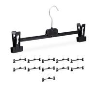 Relaxdays Lot de 12 cintres en plastique