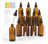 Relaxdays Lot de 12 flacons pipette 100 ml