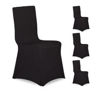 Relaxdays Lot de 12 housses de chaise