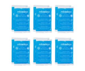 Relaxdays Lot de 12 poches de gel rectangulaires