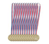 Relaxdays Lot de 120 médailles d'or pour enfants