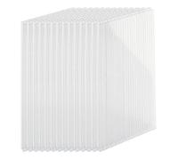 Relaxdays Lot de 14 panneaux alvéolaires en polycarbonate transparent, double paroi 6 mm, pour serre, dim. 121 x 60,5 cm