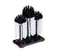 Relaxdays Lot de 2 brosses lave-verre