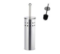 Relaxdays Lot de 2 brosses WC rondes en inox