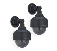 Relaxdays Lot de 2 caméras factices noires
