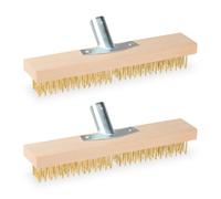 Relaxdays Lot de 2 embouts pour balai métallique