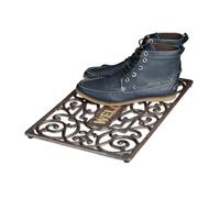 Relaxdays Lot de 2 paillassons en fonte rectangles
