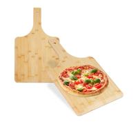 Relaxdays Lot de 2 planches à pizzas