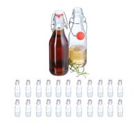 Relaxdays Lot de 24 bouteilles en verre