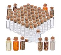 Relaxdays Lot de 288 mini-bouteilles avec bouchon